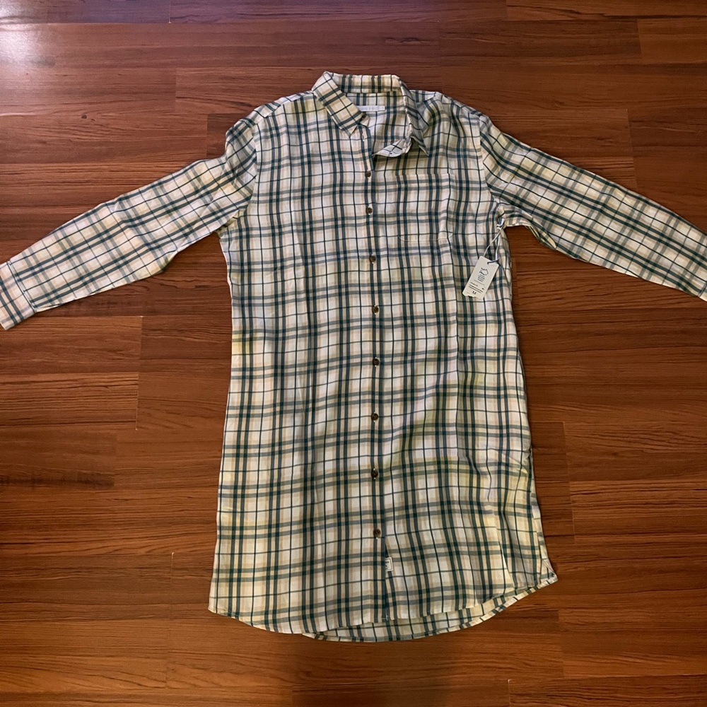 Southern Tide Kamryn Chilly Morning Plaid Dress Size M - Picture 3 of 8